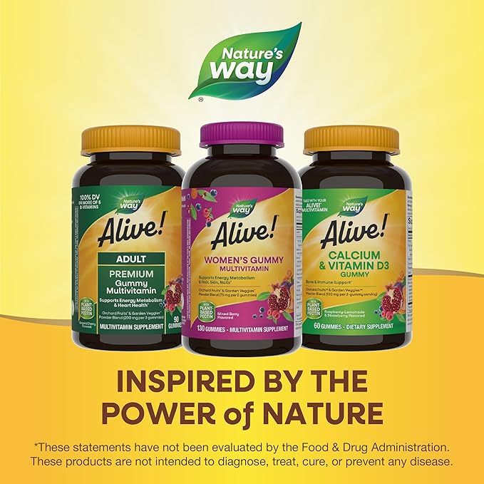Nature's Way Alive! Women's Daily Gummy 16 Vitamins 130 Gummies