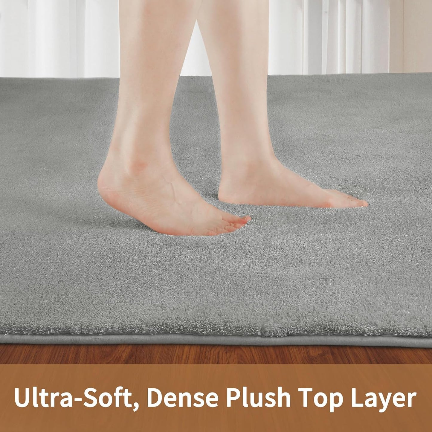 Sour Lemon 8x10 Area Rugs for Living Room, Soft Large Area Rug Fluffy Rugs for Bedroom，Machine Washable Area Rug Non Slip Carpet Rug for Living Room Playroom Kids Room Home Decor