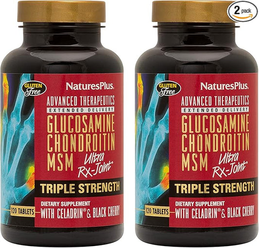 Natures Plus Ultra Rx-Joint Triple Strength 120 Tablets, 2 - 60 Total