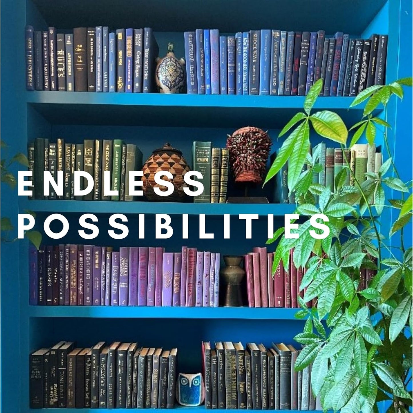 Curated Decorative Books Hardcover Décor Books for Home Décor, Choose Color, Interior Design, Office, Wedding Display, Instant Library, or Staging (Half Foot, White/Creme)