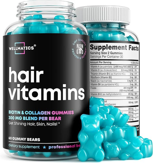Hair Vitamins Biotin Gummies