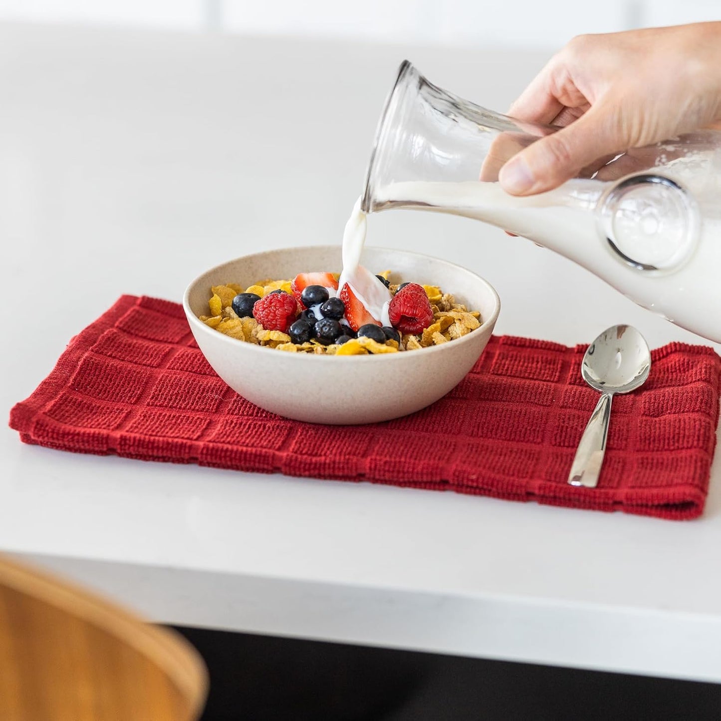 Grow Forward Premium Wheat Straw Bowls - 20oz Microwave Safe Plastic Cereal Bowls Set of 8 for Kitchen, Camping, RV, Dessert, Snack, Soup, Salad, Fruit - Reusable, Unbreakable & BPA Free - Sahara