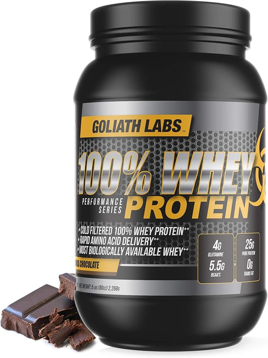 Goliath Labs 100% Whey Protein Powder 10 lb (Chocolate)