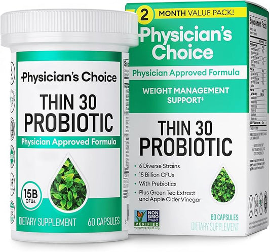 Physician's CHOICE Probiotics for Weight Management 6 Probiotic 60 ct