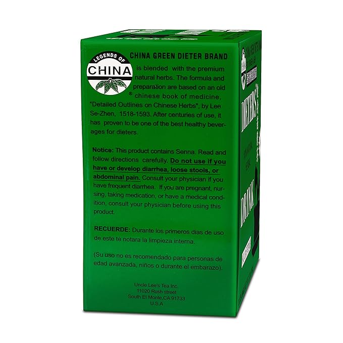 Uncle Lee's Tea Detox Tea with Senna Laxative, Constipation Relief for Adults, Supports A Healthy Weight, Caffeine-Free Herbal Tea Bags, 30 Count (Pack of 3)