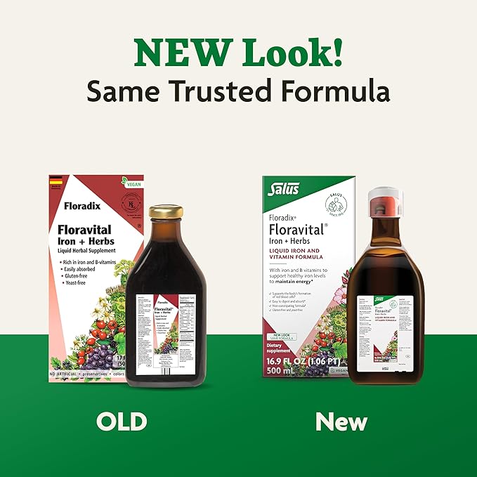 Floradix Floravital Liquid Iron & Vitamins Formula 17 oz