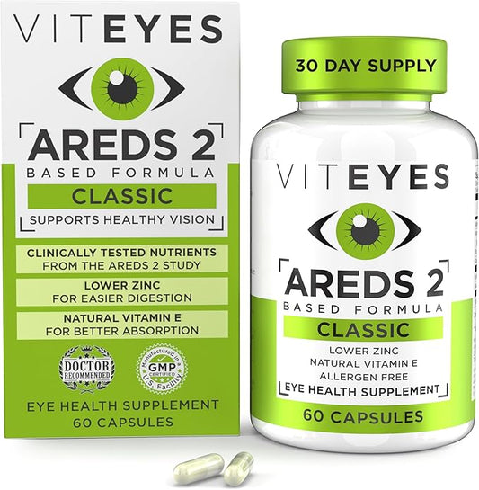 Viteyes AREDS 2 Eye Vitamins, Classic 60 Ct