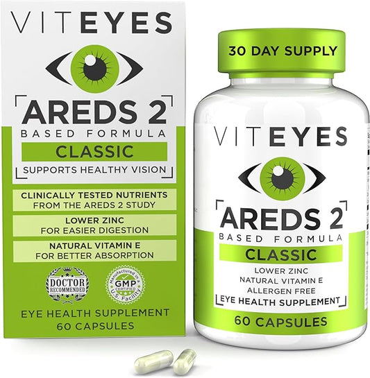 Viteyes AREDS 2 Eye Vitamins, Classic 60 Ct