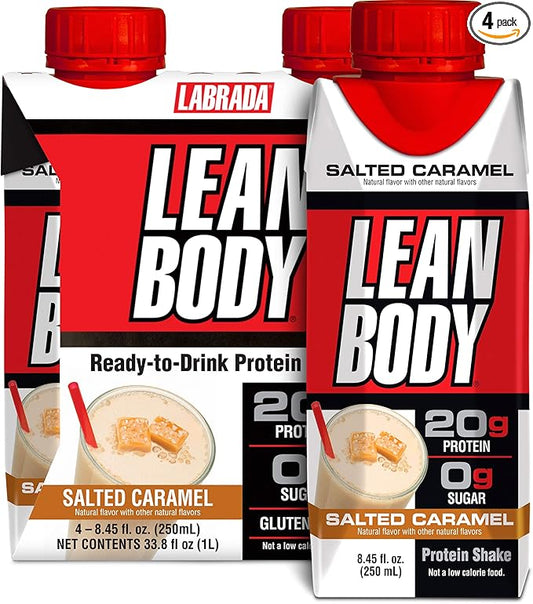 Lean Body Ready-to-Drink Salted Caramel Protein 20g Protein, 0 Sugar, 22 Vitamins 4)