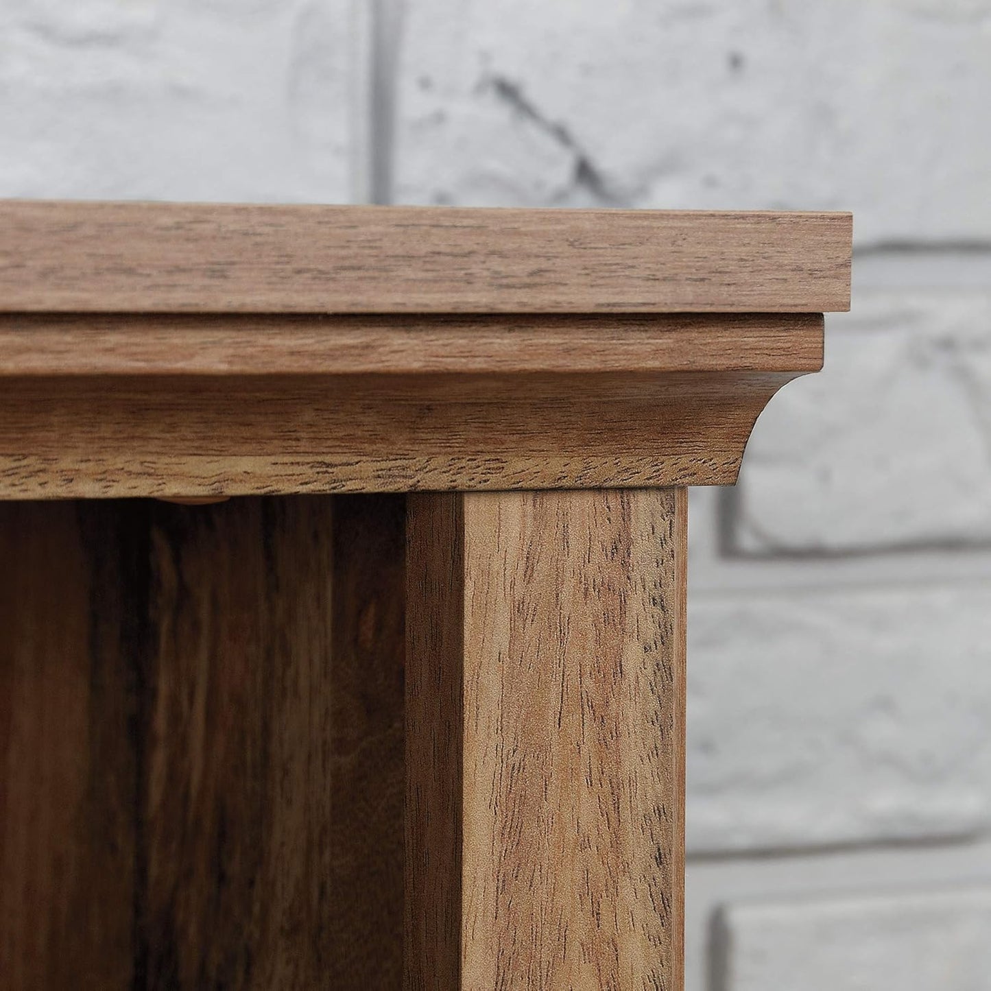 Sauder Miscellaneous Storage 3-Shelf Bookcase/ Book shelf, Sindoori Mango finish