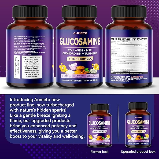 Glucosamine Enhanced Formula with MSM, Chondroitin,